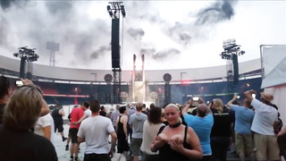 LIFADsub Demonstrating at Rammstein concert Rotterdam 2019 (Movie Compilation)