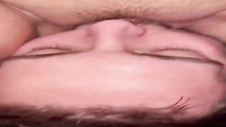 Wild boy is slurping a sweat-soaked gash and gargling puffies, because it exhilarates him a pile