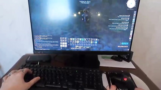 Nerdy blond honey with black glasses gave a bj to her step- stepbro before ravaging him