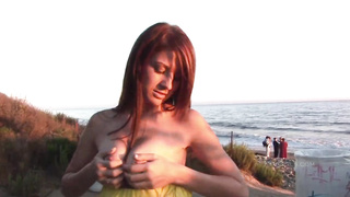 innate hottie gabby in public