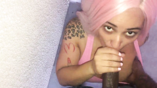 curvaceous barbi deep throating rome major man sausage in staircase