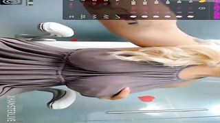 Chesty doll, Alyonaqueen is permanently doing mischievous stuff in front of the camera and liking it