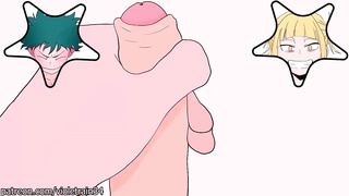 Deku faps then romps Himiko Toga
