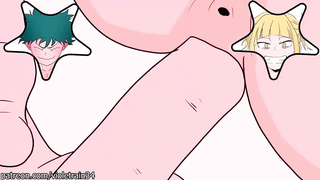Deku faps then romps Himiko Toga