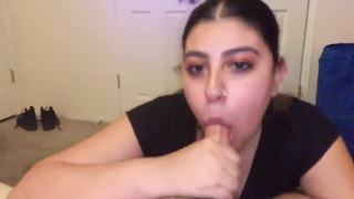 Round black-haired is inhaling one of the thickest pricks she has ever seen, in a POINT OF VIEW fashion