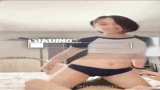 Ponytailed, Korean honey, Kai is about to commence bellowing from delight while getting drilled rock hard