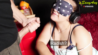 My hottest Acquaintance Tricked me with the Taste Game, but something went wrong))) .. Maybe I'm kinky ?! - xSanyAny