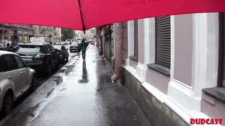 Diminutive jugged brown-haired is getting nailed in front of the camera, for the first-ever time ever