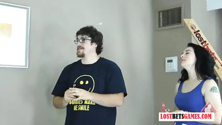 Uber-Cute black-haired in glamour, black undergarments is providing oral jobs to homies, just for the joy of it