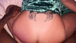 Naughty blondie doll is impatiently inhaling a XXL, black manstick before getting tucked with it