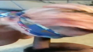 Huge-Chested lady got blinded, so she wouldn't know whose knob she will be deep throating, briefly