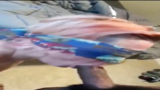 Huge-Chested lady got blinded, so she wouldn't know whose knob she will be deep throating, briefly