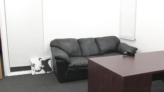 Coddled cougar is touching her labia on the back seat of the truck and shagging her driver