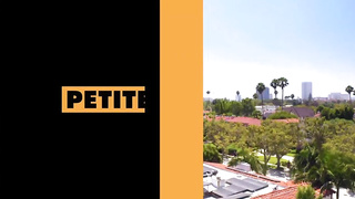 Puny boobed, teenager black-haired with a brilliantly clean-shaven twat is inhaling and railing stiffy in POINT OF VIEW