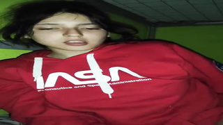 Brazilian teenage dark haired is too kinky all day long to hold back from hotwife on her beau