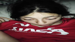 Brazilian teenage dark haired is too kinky all day long to hold back from hotwife on her beau