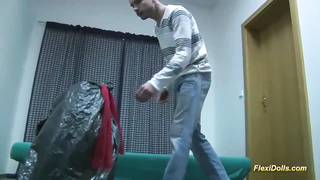 Ponytailed stunner is blowing like a real professional and then getting plowed in many postures