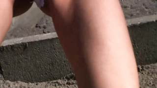 Gina Gerson is constantly doing ultra-kinky stuff in public places like pissing or finger-banging her honeypot