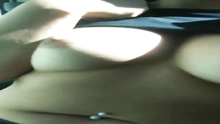 Huge arse gal got into a stranger's van and concluded up fellating the driver's boner