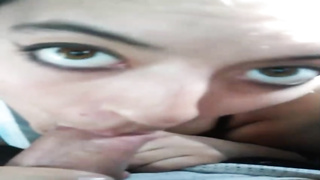 Huge arse gal got into a stranger's van and concluded up fellating the driver's boner