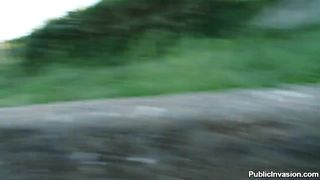 Mind-Blowing gets her backside nailed in a public place
