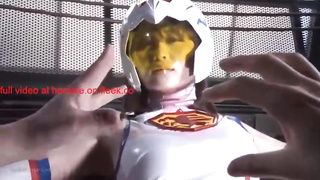 Chinese astronaut is not sure if she is aroused or intimidated while a monster is massaging her