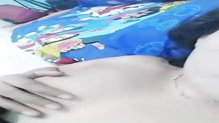 Chinese black-haired is attempting to film a homemade porno movie, because she wants to become a superstar