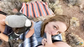 Wild femmes went hiking with homies and finished up gargling their penises and getting banged stiff