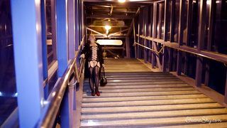 Public displaying in transport