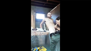 French dark haired got pummeled from the back, in front of a covert camera, the other day