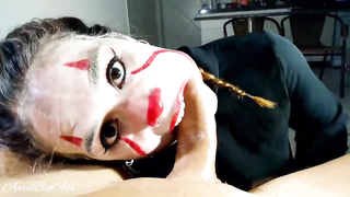 Halloween "IT" deep jaws extraordinary and jism gulp!!! -CRIMSON vid finish-