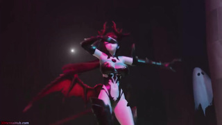 [MMD] Halloween Off The Hook! Succubus dance (SFW version)