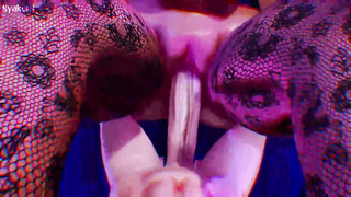 Buxomy, toon honeys are gargling a ample man sausage as deep as they can, all night long