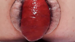 Anyone in the mood for an unbelievable close- up of an assfucking ass inside-out in various sizes