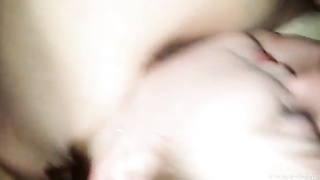 a mature man fucked his young girlfriend in the pussy and then continued in the mouth