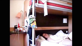 Thin dude is pummeling a bitchy dame in the middle of the day and luving