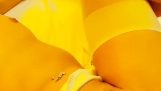 French blondie Megane Lopez butt licking and railing