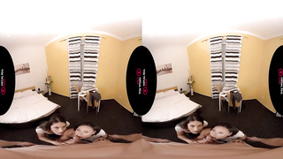 2 women and one boy are having tons of joy while banging each other's brains out