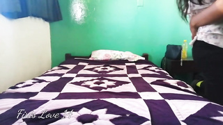 Nerdy gal is getting porked firm instead of investigating for examinations, because it senses much nicer