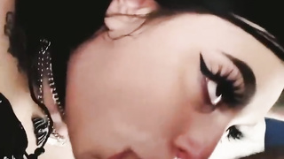 pretty emo hoe fellates finest buddies spunk-pump on vaca