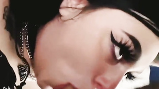 pretty emo hoe fellates finest buddies spunk-pump on vaca