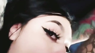 pretty emo hoe fellates finest buddies spunk-pump on vaca