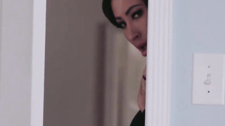 Lily Lane is privately witnessing Nathan Bronson and Alison Rey while they are having ultra-kinky lovemaking