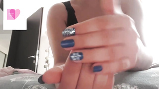 Insatiable dark-haired is showcasing her newly done humps in front of the camera, during a Jerk Off Instructions sesh