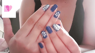 Insatiable dark-haired is showcasing her newly done humps in front of the camera, during a Jerk Off Instructions sesh