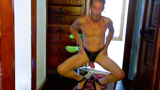 ROBERT RICHARD MILGATE SHEER PANTYHOSE AND A PINK PENIS SHEATH