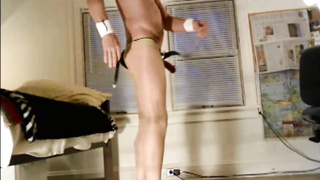 ROBERT RICHARD MILGATE COMPLETELY REVEALED WEARING NOTHING BUT PANTYHOSE AND HIGH HEELS