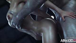 Jill Valentine fucked by a monster in 3d fantasy animation