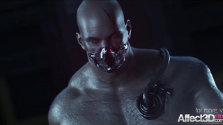Jill Valentine fucked by a monster in 3d fantasy animation