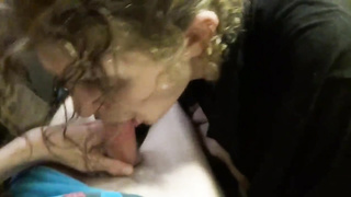 Good friend Cole sucking my cock